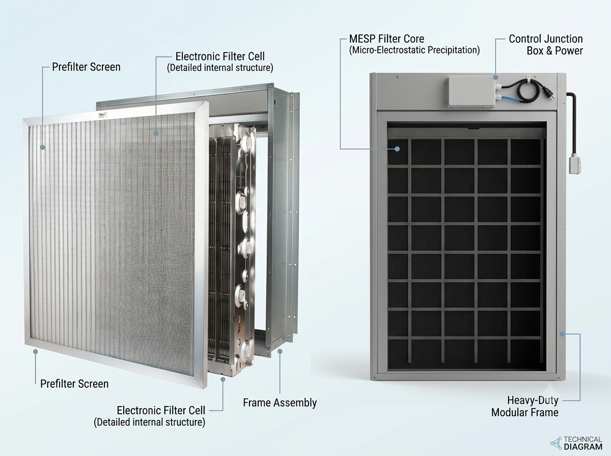 Electronic Air Cleaner Filter